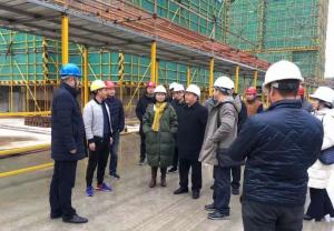 邢台市建设局副局长王庆辉带队考察学习市北32-1#地块项目