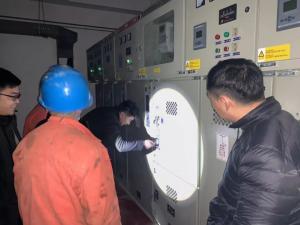 达昌府项目年前顺利完成开关站及专变的送电任务